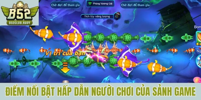 Điểm nổi bật hấp dẫn người chơi của sảnh game 